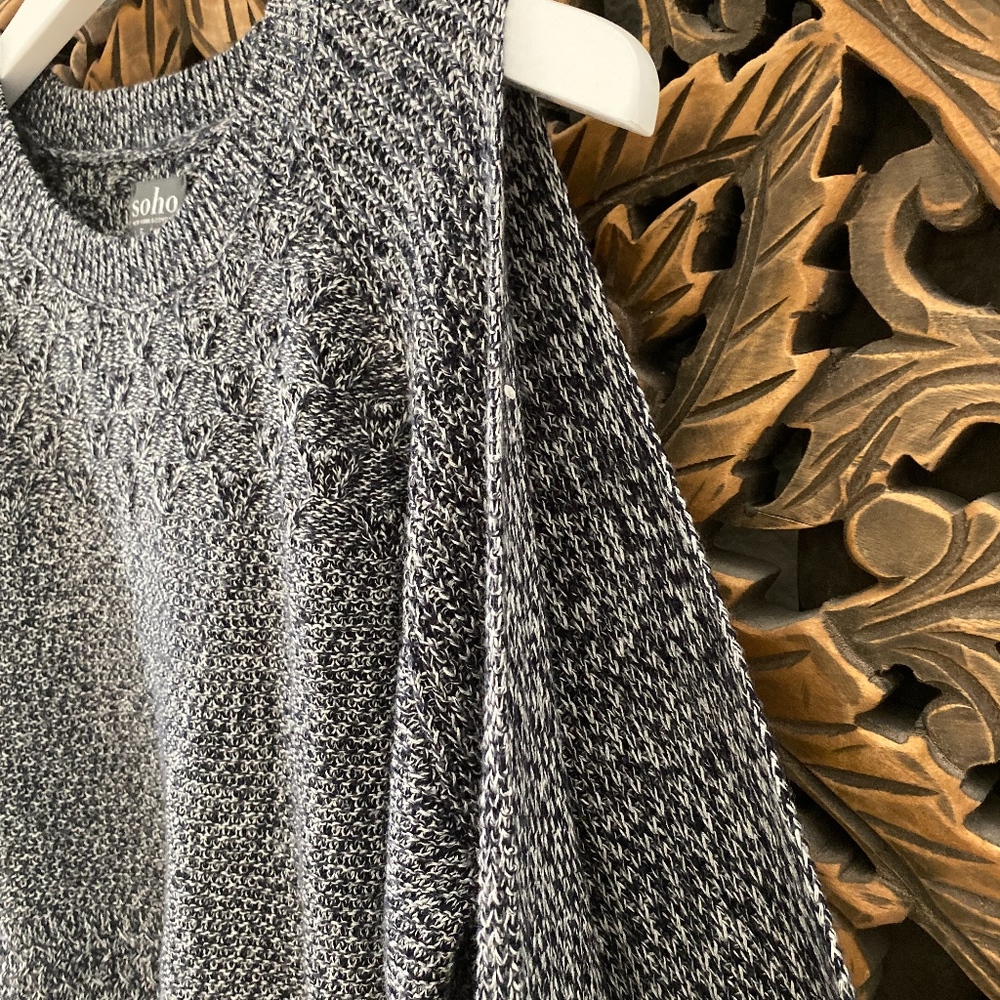 NY & COMPANY Knit Sweater w/ Slit Sleeves - Picture 3 of 7